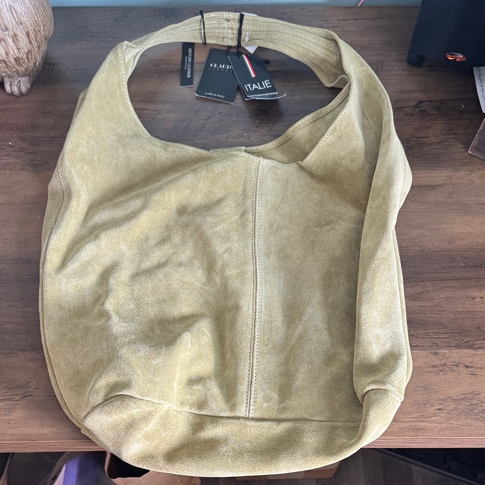 Italina Women's Beige Hobo Bag
